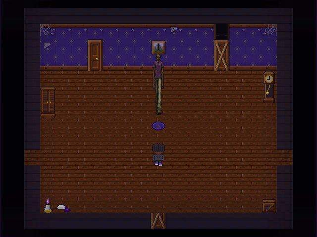 The house, upstairs